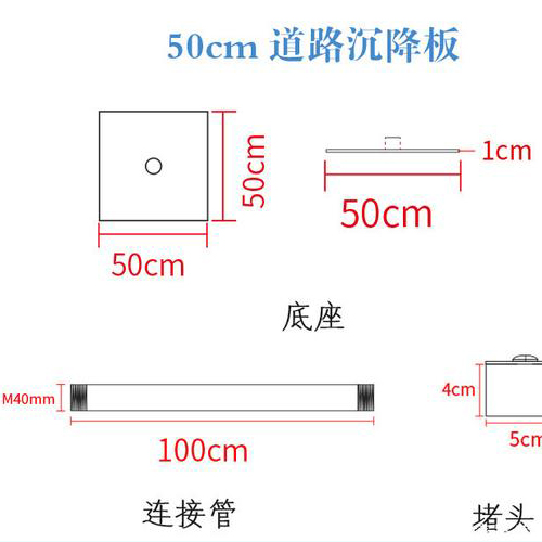 巴中沉降板规格型号如何选择？